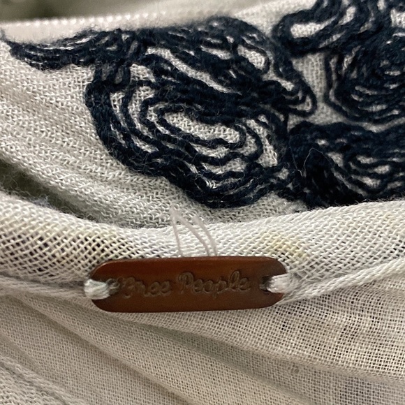 Free People Embroidered Austin Mini Dress Agave XS - Picture 9 of 12